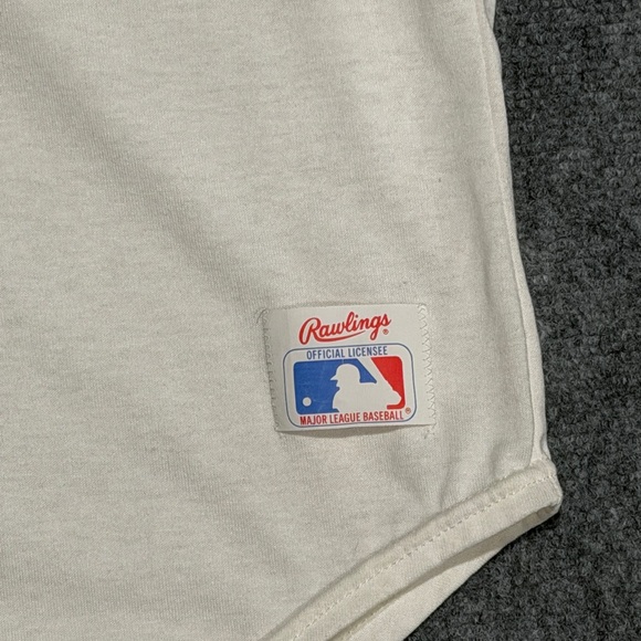 Vintage Atlanta Braves Baseball Jersey Shirt, Rawlings, Made in USA, 90s Size L - Picture 4 of 8